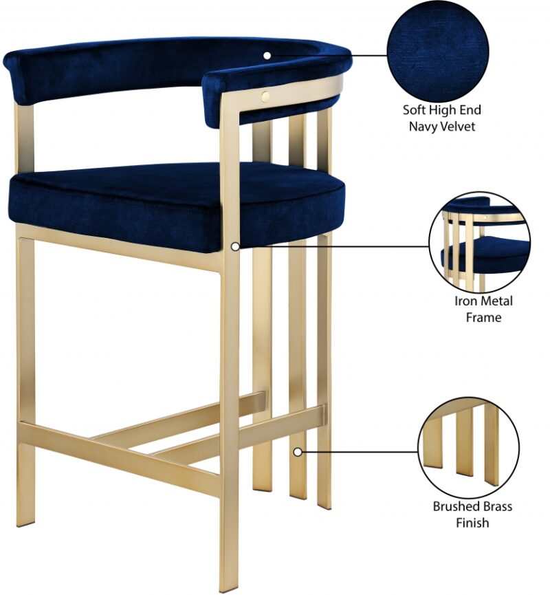 Marcello Counter Stool Blue