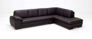 625 Leather Sectional Brown