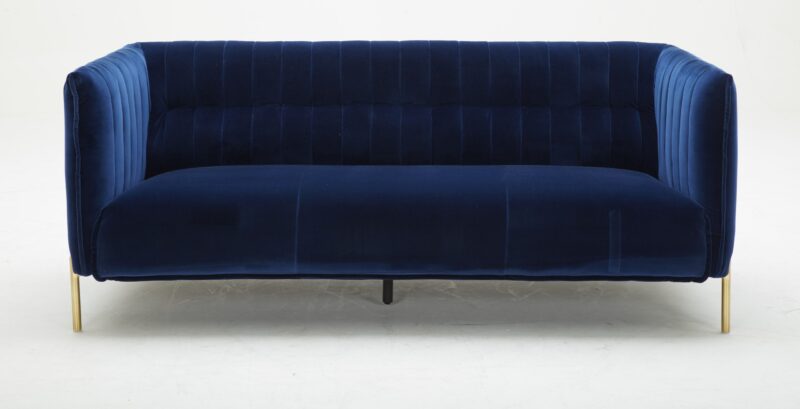 Deco Sofa in Blue Fabric