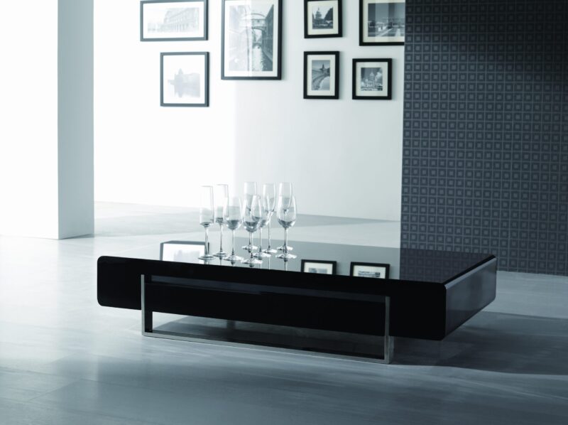 Modern Coffee Table 902A in Dark Oak