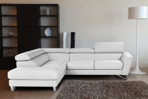 Sparta Sectional White