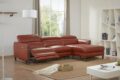 Nina Premium Leather Sectional In Left hand Facing