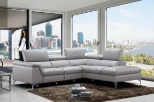 Viola Leather Sectional