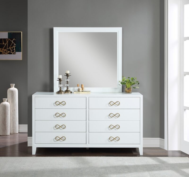 Bowtie Dresser White