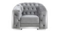 U341 SILVER VELVET Chair