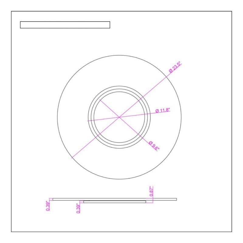 LAZY-SUSAN-24-WHT