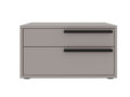 Carter Left nightstand in taupe matte