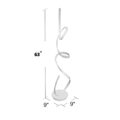 Amsterdam LED Chrome 63-Inch Floor Lamp - Dimmable