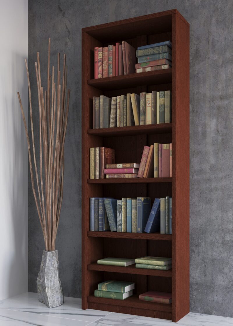 Bookcase without door - Mahogany