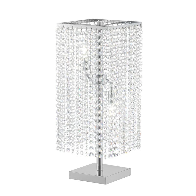 Crystal Strands Table Lamp // 2 Light