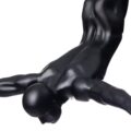 Diver Wall Decor Sculpture // 22" Matte Black