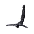 Diver Wall Decor Sculpture // 22" Matte Black