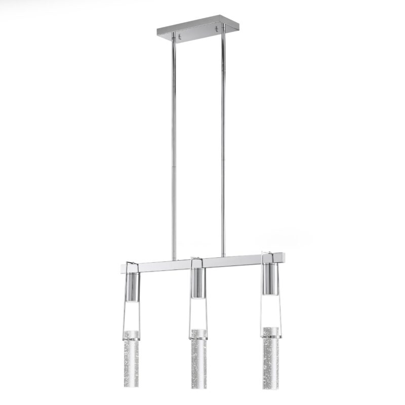 Harmony 3 Light Chandelier // Chrome