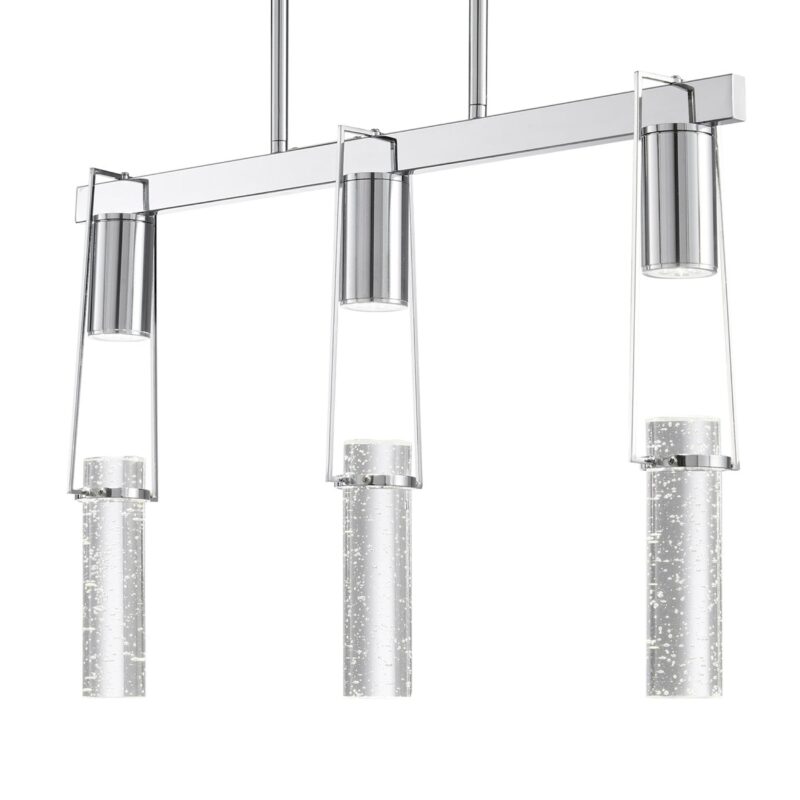 Harmony 3 Light Chandelier // Chrome