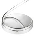 Modern Spiral LED 61" Chrome Floor Lamp // Dimmable Led Strip