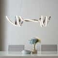 Munich LED Horizontal Chandelier // Chrome