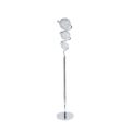 Vertical Crystal Sphere Floor Lamp // 3 Light