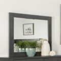 Lorenzo Rectangular Dresser Mirror Dark Grey