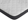 Santa Barbara Full Mattress White and Charcoal
