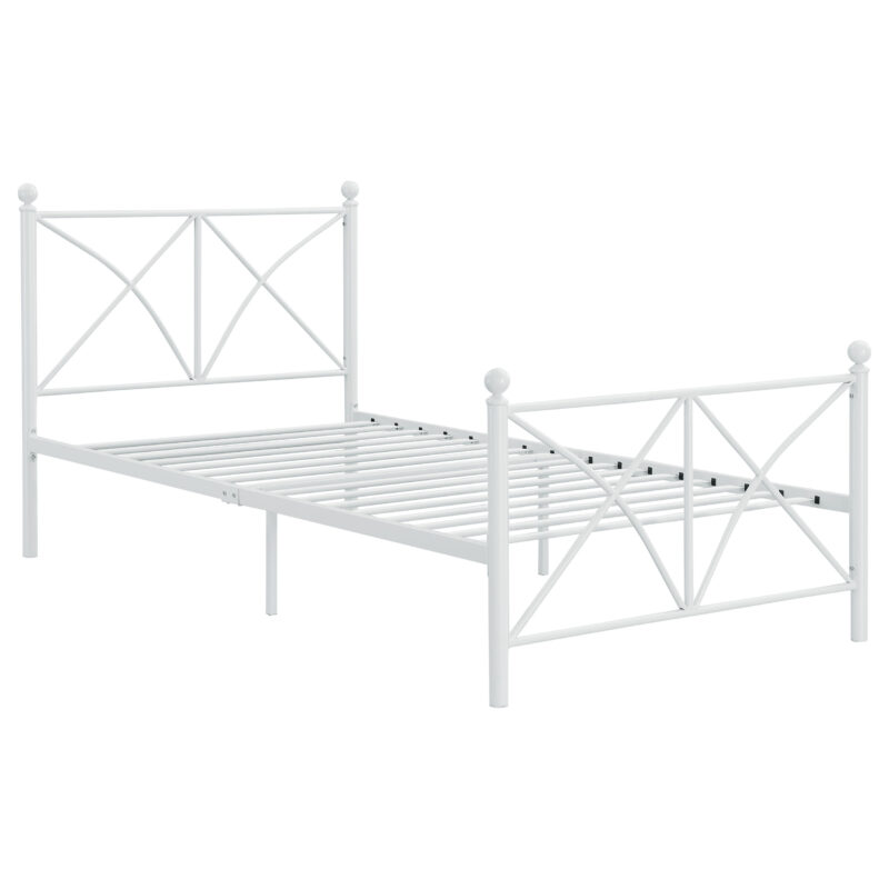 Hart Twin Platform Bed White