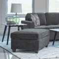 Mccord Upholstered Ottoman Dark Grey