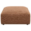 Jennifer Upholstered Ottoman Terracotta