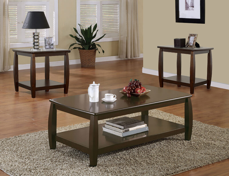 Dixon Rectangular Sofa Table with Lower Shelf Espresso