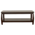 Dixon Rectangular Coffee Table with Lower Shelf Espresso