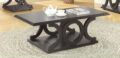 Shelly C-shaped Base Coffee Table Cappuccino