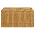 Juanita Square Rattan Coffee Table Natural