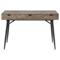 Rafael 1-drawer Writing Desk Rustic Driftwood