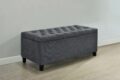 Samir Lift Top Storage Bench Charcoal