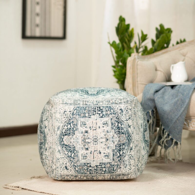 1616M Square Pouf Cotton Digital Print