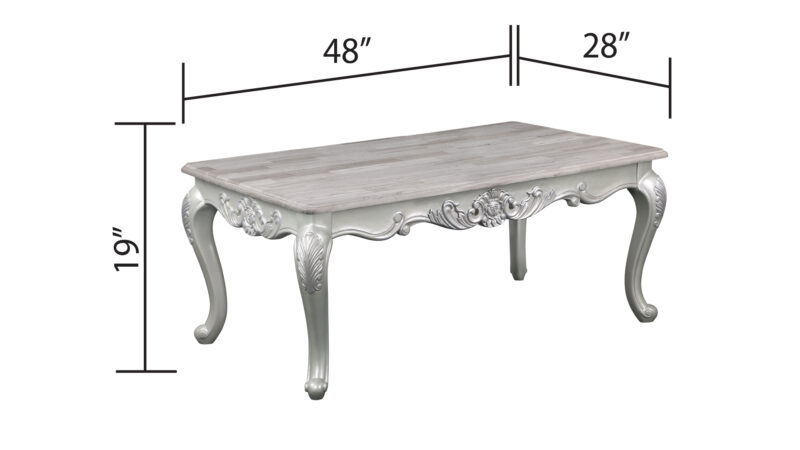 Melrose Coffee Table Silver