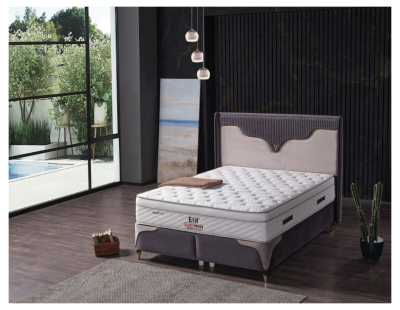 Manolya Full Storage Bed Grey