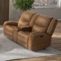 Leolinus Loveseat Brown