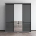 Monaco 3D Wardrobes with Mirror