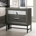 Voleta Nightstand, Gray