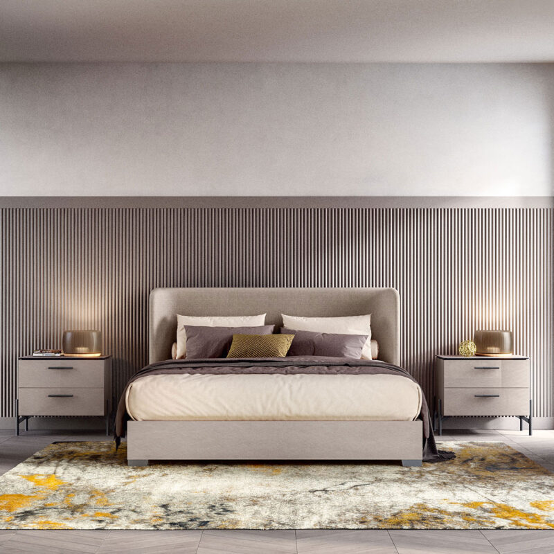 Silvia Upholstered Queen Bed