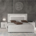 Carrara KingS Bed w/Light