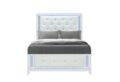 ALINA WHITE Full Bed WITH LED