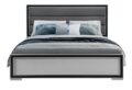 AMELIA GREY BLACK Full Bed W/LED