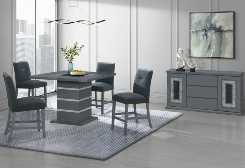 MONACO Dark Grey BAR TABLE