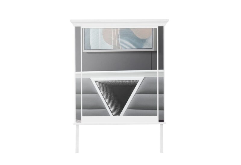 MARCO METALLIC WHITE Mirror