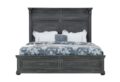 TATUM GREY King Bed WITHOUT STORAGE