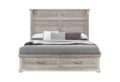 TATUM NATURAL King Bed WITH STORAGE