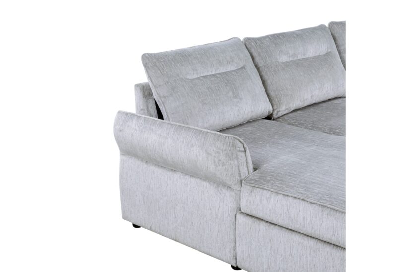 U0301 Grey PULL OUT SOFA BED