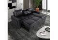 U1830 BLANCHE CHARCOAL/BLACK SOFA BED WITH USB AND DDT