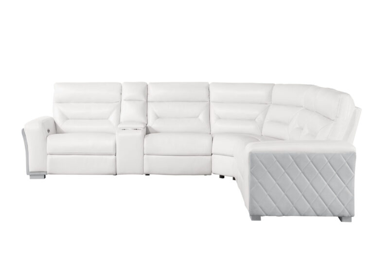 U2682 BLANCHE WHT/GRY 33 SECTIONAL