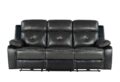 U5050 BLANCHE CHARCOAL/BLACK POWER RECLINING Sofa